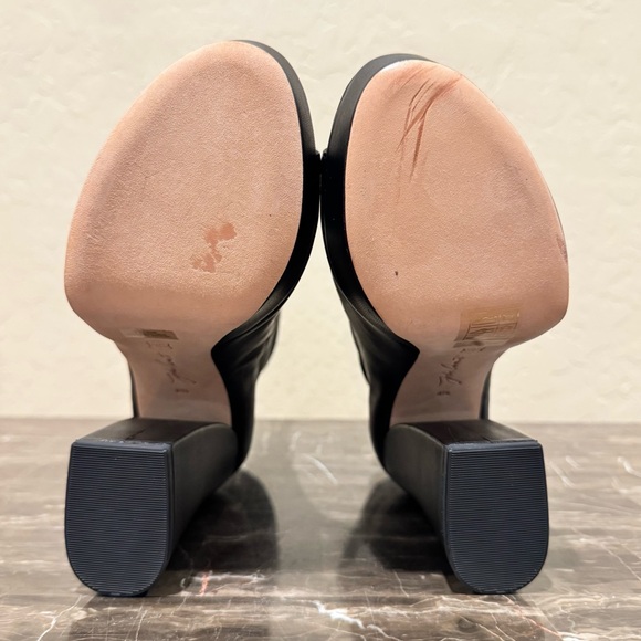 NEW VC John Camuto Leather Peep Toe Sock Boots - Picture 12 of 14